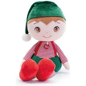 Trudi Stoffen pop Elf Rudy Elf pluche. Gevulde Doll. Kerstcadeau Kinderen | 21x68x24cm Grote XXL | Kerstmis | Model 29090