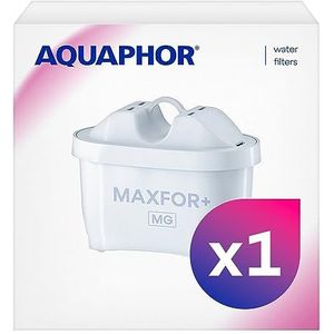 Aquaphor Maxfor+ Mg Pack 1 Filterpatroon - tegen kalk en chloor, met magnesium, voor Aquaphor Onyx, amethist, Jasper, Time & alle BRITA Maxtra+ en Maxtra-modellen