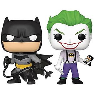 dc comics 56117 Pop DC Heroes White Knight: Batman & Joker PVC figuur, effen, meerkleurig, één maat