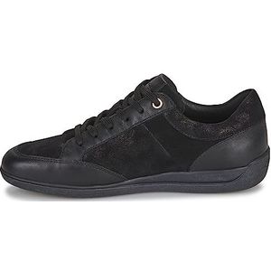 Geox Dames D Myria C Sneakers, Schwarz, 39 EU