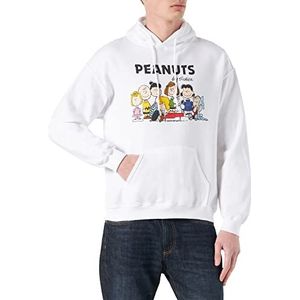 Snoopy Sweatshirt met capuchon voor heren, Wit., XL