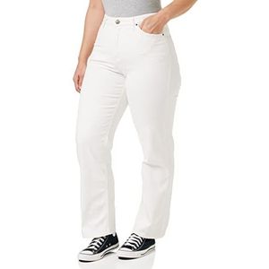 Lee Dames Wide Leg Long Jeans, wit, 28W x 31L