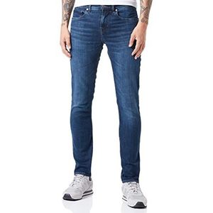 7 For All Mankind Slimmy Tapered Stretch Tek Explorer Jeans voor heren, Donkerblauw, 48
