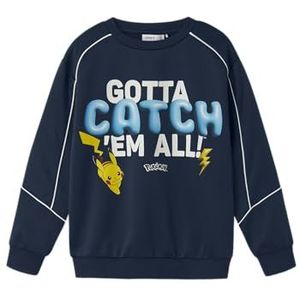 NAME IT Nkmsidney Pokemon Nreg Poly Sweat Sky, Insigniablauw, 116