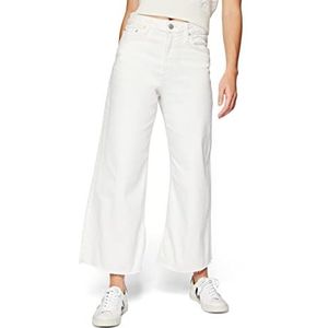 Mavi Dames Jane Slit Jeans, Off White Stren, 26W x 27L