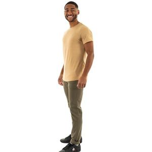 Tommy Jeans S/S gebreide tops voor heren, Beige (Tawny Sand Andere versie), XXL grote maten tall