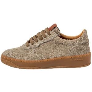 El Naturalista - Wulf Geo - Sportschoenen - Beige - Eco-leer - Plat - Veters - Casual