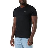 Lee Heren Twin Pack Crew T-shirt, zwart wit, L