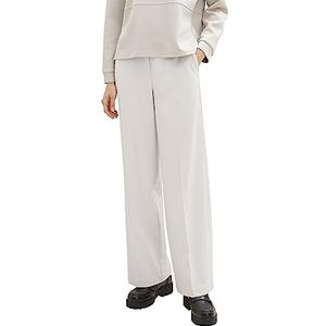 TOM TAILOR Lea Straight Fit broek voor dames, 16339-wolken grijs, 40W x 32L