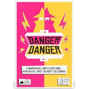 Danger Danger by Exploding Kittens: A 10 Minute Team Card Game - Outwit, Outplay, Outscore! | Ages 7+ | Family Card Game