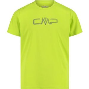 CMP Uniseks T-shirt voor kinderen en jongens, Kalk, 116 cm