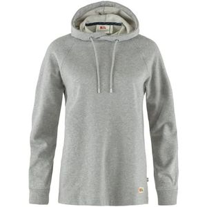 Fjallraven 86987-020-999 Vardag Hoodie W Shirt met lange mouwen Dames Grijs Melange Maat XXS
