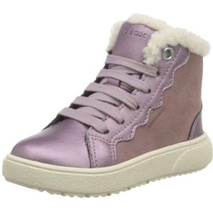 Geox Meisjes J Theleven Girl ABX Sneaker, Dk Rose, 38 EU