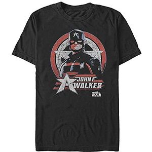 Marvel The Falcon and the Winter Soldier - Walker Cptn Ranger Unisex Crew neck T-Shirt Black L