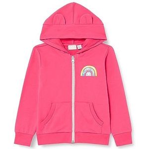 Chicco, Hoodie met lange mouwen en ritssluiting , Meisje 0-24, Fuxia, 3 maanden