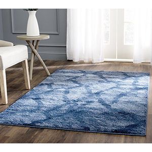 Safavieh Retro tapijt, RET2144, geweven polypropyleen modern 120 x 180 cm blauw/donkerblauw