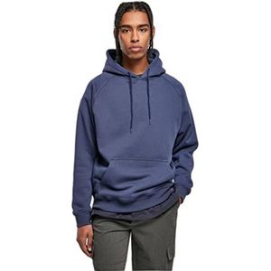 Urban Classics Men's Blank Hoody sweatshirt, donkerblauw, 5XL, dark blue, 5XL