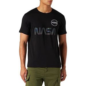Alpha Industries NASA Regenboog Ref. T Shirt voor Mannen Black