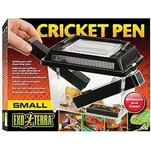 Exo Terrra Cricket Pen, container met dispenserbuizen, verzorgingsset voor grillen, groot, 21 x 30 x 19,5 cm