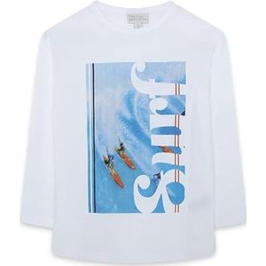 Tuc Tuc Surf Club T-shirt, wit, 5A voor kinderen