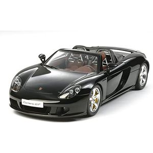 TAMIYA 12050 1:12 Porsche Carrera GT - getrouwe replica, modelbouw, kunststof kit, hobby, lijmen, modelbouwdoos, montage, onbeschilderd, veelkleurig