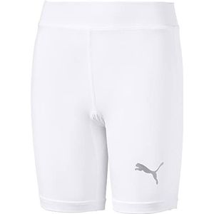 PUMA Unisex Kinder, LIGA Baselayer ShortTight Jr Hose, Weiß, 140