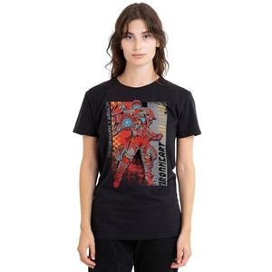 Black Panther Wakanda Forever Ironheart Mark 1 Armor dames T-shirt, zwart, XX-Large, Zwart, XXL