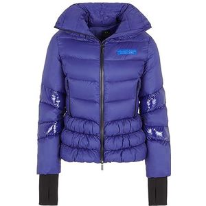 Armani Exchange Sustainable, Cross Gender, Puffed Turtle Nek, Soft Touch Shell Jacket, Blue Speed, Large, Blue Speed, L