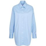 Blouse - Effen - Katoen - Lange Mouw - Losse Pasvorm