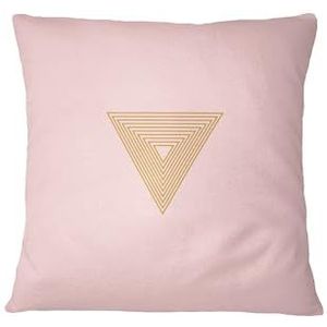 Bona Basics, Decoratieve kussensloop, decoratieve kussensloop, woondecoratie, voor bank, café, grootte: 60 x 60 cm, kleur: lichtroze
