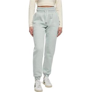 Urban Classics Joggingbroek voor dames met hoge tailleband, salvia melange, XL