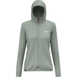 Salewa Puez Waffle Hyb Pl Hd Softshelljack Grijs Vrouw