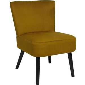 HOME DECO FACTORY, HD0069, Pad Giulia M1, Lounge Edition, meubels, bank en fauteuil, 55 x 76 x 63 cm, zithoogte 45 cm, geel zwart