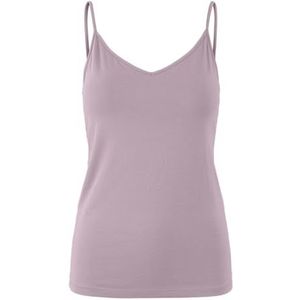 PIECES Dames Pcsirene Singlet Noos Top, Dawn Pink, M