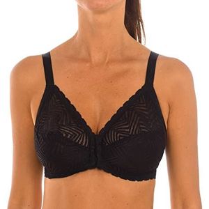 Playtex BH zonder beugel, ideaal voor houding, ondersteuning en elegantie, dames, Zwart, 95B