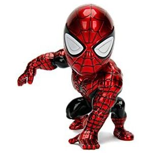Jada Toys Marvel Superior Spider-Man figuur uit gegoten 10 cm, rood/blauw metallic