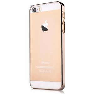 Beschermhoesje van polycarbonaat voor iPhone SE - 5S - 5 kleur goud
