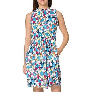 Love Moschino Mouwloze Dress-Allover Lifesaver Hearts Print Casual Jurk voor Vrouwen, all.salvag.azzu, S