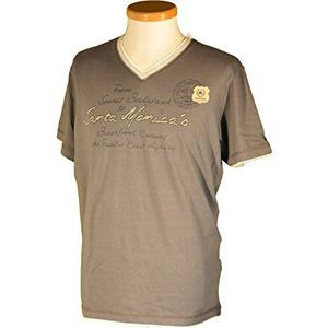 LERROS Heren T-Shirt 2443196, grijs (Cement Grey 272), 3XL