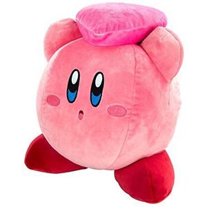 Club Mocchi Mocchi TOMY - Pluche dier Kirby Mega-hart, 38 cm, uit het Nintendo-universum, super zacht en ideaal voor verzamelaars, meisjes en jongens vanaf 3 jaar, meerkleurig T12787