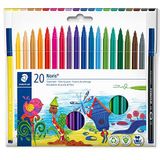 STAEDTLER 326 C20 Fibre-Tip Pen in kartonnen verpakking - diverse kleuren (Pack van 20)