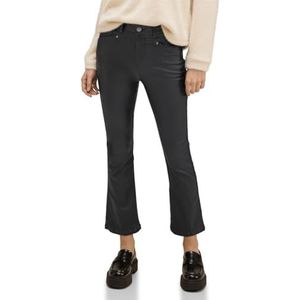 STREET ONE Bootcut Coating broek, blauw (deep blue), 40W x 28L