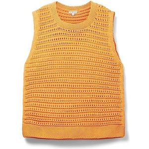 TOM TAILOR Dames pullunder 1035307, 29751 - Bright Mango Orange, XL