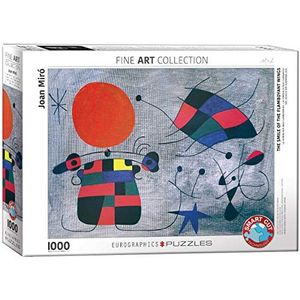 De glimlach van de flamboyante vleugels door Joan Miró 1000-delige puzzel