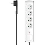 Hama - Stekkerdoos - 4 Gniazda - 3 Meter - Overspanningsbeveiliging