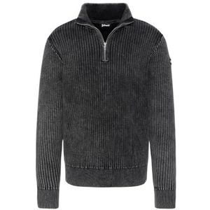 Schott NYC PLKARTER2 trui zwart L, Zwart, L