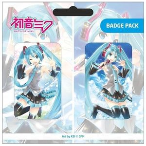 POPbuddies Hatsune Miku Pin Badges 2-Pack Set A