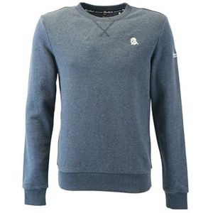 PLUMDALE Heren sweattrui 36619045-PL01, rookmarine melange, M, Rookmarine melange, M