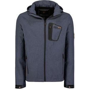 Geographical Norway Texshell_Men Softshell Heren, Blauw, 3XL