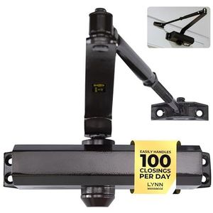 LYNN HARDWARE Middelzware commerciële deurdranger - DC6003 automatische deurdranger, opbouwbare automatische deurdranger, maat 3 automatische deurdranger voor huis en licht commercieel eigendom,